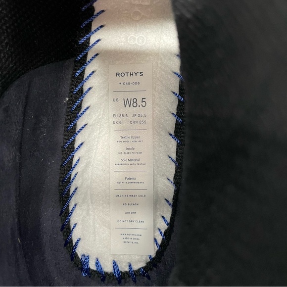 ROTHY'S The Merino Ankle Wool Slip-On Ankle Booties Chelsea - Picture 10 of 10